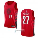 Camiseta Portland Trail Blazers Jusuf Nurkic NO 27 Statement 2022-23 Rojo